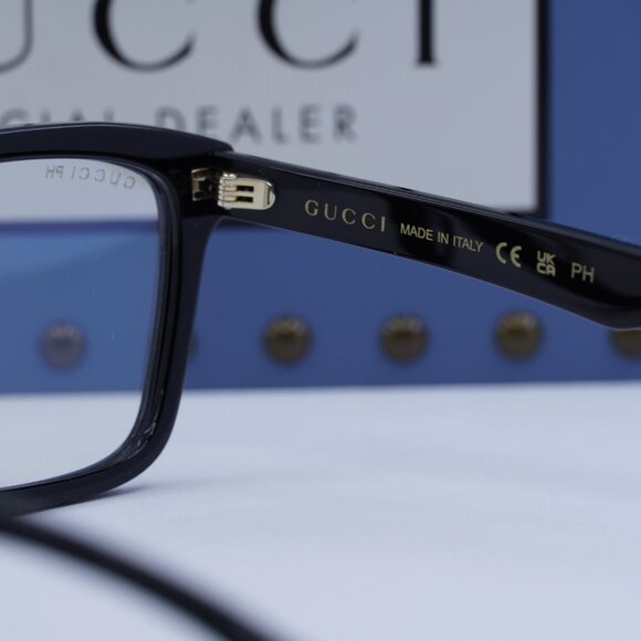 Gucci GG0964S 001 Square Sunglasses - Black/Transparent Photochromic - Picture 9 of 12